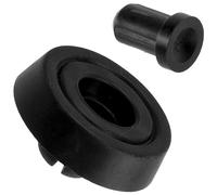 AERZETIX Lot de 4 Pieds Patins Ronds avec goupille / Ø20 mm H 5 mm/pour Meubles et boîtiers parois Fines 0.8-1.5 mm