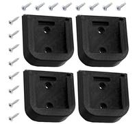 AERZETIX Lot de 4 supports muraux pour batterie compatible avec DEWALT 10.8V et 12V / visserie incluse/en plastique ABS