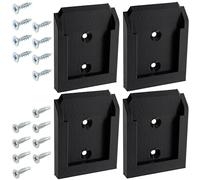 AERZETIX Lot de 4 supports muraux pour batteries compatible avec Metabo 18V / 14.4V système CAS/incompatible avec Metabo HPT anciennement Hitachi ou anciennes batteries 12V