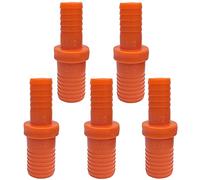 AERZETIX - Lot de 5 Raccords Réductions Réparateurs Cannelés 1/2'' vers 3/4'' pour Système Goutte à Goutte/Micro Irrigation - Jonction/Manchon pour Tuyaux d'Arrosage - en Plastique
