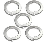 AERZETIX - Lot de 5 Rondelles Grower Frein Ressort - M18 - en Acier Inoxydable A2 - DIN127 - Type Rondelle Élastique Fendue - Bricolage