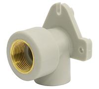 AERZETIX - Raccord Coudé Fileté Femelle en Polypropylène PPR Ø25 mm x 3/4" PN25 à Souder - Plomberie Chauffage Travaux Installation d'Eau Potable Alimentation Raccord Tuyau - C66894