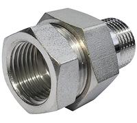 AERZETIX - Raccord Droit Union Mixte à Visser 1/2" - Filetage Mâle/Femelle - en Métal - Réducteur M/F avec Joint Torique - C53449