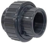 AERZETIX - Raccord Union Mixte avec Joint Torique - à Coller Ø50mm - à Visser 1 1/2" - Femelle/Femelle - en Plastique - PN16 - pour Tubes d'Adduction d'Eau, Irrigation, Fluides Divers