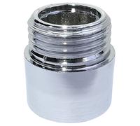 AERZETIX - Rallonge Raccord de Jonction Droit à Visser - Filetage Mâle/Femelle 1/2" - Longueur 15mm - en Métal Chromé