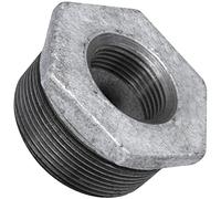 AERZETIX - Réduction Mâle/Femelle 2''x1'' Zinguée en Fonte - Raccord de Tuyau Fileté à Butée Intérieure à Visser - Mamelon Réduit Plomberie-Chauffage pour Installation d'Eau