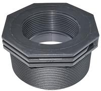 AERZETIX - Réduction Plastique Mâle/Femelle 3''x2'' à Butée Intérieure à Visser - Mamelon Réduit 6 Bars - Raccord pour Tuyau d'Arrosage