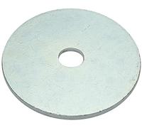 AERZETIX - Rondelles de Carrossier Plates Larges - Lot de 100 - M5 Ø5.3x30x1.5mm - en Acier Zingué