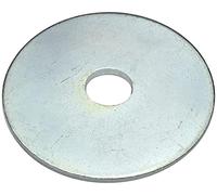 AERZETIX - Rondelles de Carrossier Plates Larges - Lot de 100 - M6 Ø6.4x30x1.5mm - en Acier Zingué - C49694