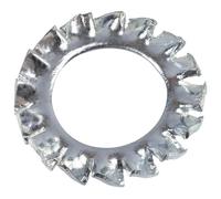 AERZETIX Rondelles éventail M10 à denture externe acier zingué | Lot de 60, Pour vis M10