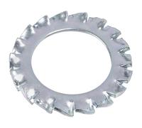 AERZETIX Rondelles éventail M20 denture externe acier zingué | Lot de 20, Pour vis M20