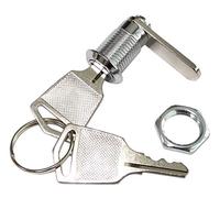 AERZETIX - Serrure à Came Batteuse - à Clé Plate - pour Meuble Boîtier Boîte aux Lettres - Ø12mm - C43603