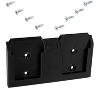AERZETIX Support mural pour 2 batteries outil sans fil compatible avec Metabo 18V / 14.4V système CAS/incompatible avec Metabo HPT anciennement Hitachi ou anciennes batteries 12V