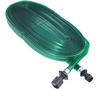 AERZETIX - Tuyau Plat d'Arrosage Goutte à Goutte en Gomme Ø16mm - Longueur 15m - avec Raccord Rapide - Couleur Vert - Outil de Jardin