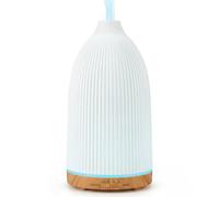 AESHORY Diffuseur d'huiles Essentielles, Ultrasonique Diffuseur de Parfum 100ML avec 7 LED/Brouillard/Minuterie, Diffuseur d'huiles Essentielles Aromathérapie pour Yoga, Spa, Maison, Chambre, Bureau