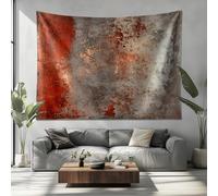Aesthetic Tapisserie Murales 200x150cm, Art de Texture de Rouille Industrielle Décoration Maison 3d Art Tapisserie Tenture Murale pour Decoration Chambre Dortoir Fête, Style Minable