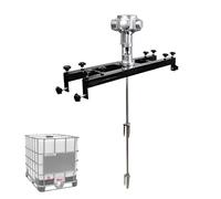 AETEREOS Agitateur Pneumatique et Mélangeur à Support IBC, 1/2 CV, 0 à 2 500 TR/Min à Vide, Capacité d'Agitation de 1 000 L, Hélice Repliable, pour Revêtement de Peinture et Dissolvant 8030