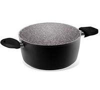 Aeternum, Black Pearl, Casserole Anti-adhérente, adaptée à l'induction, diamètre 24 cm, Aluminium, Noir