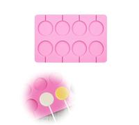 AEUXZA 1 pièce Moule sucette silicone, idéal pour DIY chocolats, bonbons & cake pops maison. Qualité alimentaire, antiadhésif et réutilisable