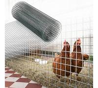 Aeveot Grillage Acier Inoxydable Grille Anti Rongeur, Filet Anti Limace, Grillage Anti Rongeur, Grillage Maille, Grille Métallique Volière(Taille:0.5mx2m,Couleur:Hole Diameter 12mm)