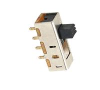Aexit 10 pcs DC 50 V 0.5 A 3 position 1p3t Sp3t PCB vertical Interrupteur à glissière 4 pin Ss13 F11 725I794