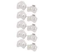 Aexit 10Pcs métal Argenté bouton CR2430 Coin plaque batterie (086c1e681dbb974b66bd4a5100362db1)