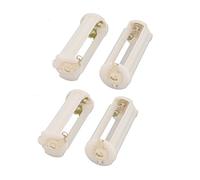 Aexit 4 Pcs Support Batterie cylindrique Plastique boîte Fort 3 Piles AAA 549N169