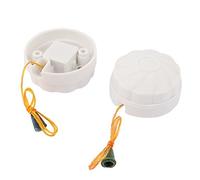 Aexit AC 250V 6A Lampe Plafond Salle De Bain 2 Voies Cordon Interrupteur À Tirette Blanc 2p. 111H519