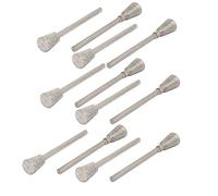 Aexit La tête de cône inversée de bout de 2.35mm 6mm a meulé le point monté par diamant 6pcs CN374691L550405J