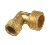 Aexit Raccord coude Male Pipe à eau coupleur en laiton 1/2 "x 3/8" 90 degrés 946F188