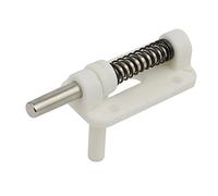 Aexit Verrou de porte de cabine fixe avec verrière et diamètre de 3 mm, couvercle de fermeture, blanc, pour modèle RC PA386525Y965880W