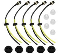 AFASOES 15PCS Universel Filtre à Essence Kit Tuyaux Filtre d'Essence avec Bouchon et Poire d’Amorçage Durite Essence Debroussailleuse Tuyau de Carburant Pour Débroussailleuse pour Tronçonneuse