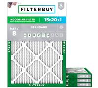 AFB Silver MERV 8 Lot de 4 filtres à air pour four