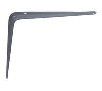 Console emboutie acier - L : 350 mm - H : 300 mm - gris