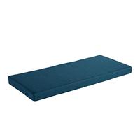 AFEBOO Coussin pour banc 2/3 places pour intérieur et extérieur, coussin pour siège de balancelle, doux, lavable, antidérapant, pour patio, cuisine, salle à manger, balancelle (couleur bleu marine