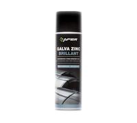 AFER - Spray Galva Zinc Brillant - Revêtement Galvanisant à Froid - Mélange Antirouille Zinc Lamellaire/Poudre - Protection Intérieure/Extérieure - Spray 650/500ml - Aspect Brillant