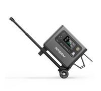 AFERIY 3000W 2048Wh Générateur Électrique Portable avec Chariot à Main Pliable, P300 Station Électrique, 220V-240V, Batterie Nomade Extensible à 10,24kWh, pour Camping, Maison, Panne de Courant