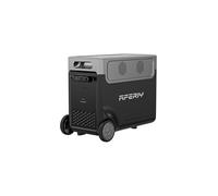 AFERIY Batterie Supplémentaire 3840Wh pour Générateur Electrique Portable P310, Batterie Nomade 3600W Non Incluse, Charge Solaire et Secteur, Sorties USB-A, Type-C, Roues et Poignée Télescopique