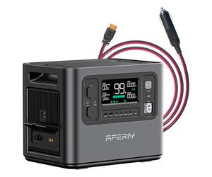 AFERIY Générateur Électrique Portable, 2400W 2048Wh Batterie Nomade 4000 cycles, 13 Ports, Charge en 1.5h, Garantie de 7 ans, Silencieux Station Electrique Portable pour Camping/Voyage/Jardin