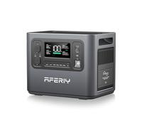 AFERIY Generateur Electrique Portable 2400W, 2048Wh Batterie Nomade LiFePO4, Charge en 1,5H, Prise UE 220-240V, Fonction UPS, Station électrique Portable pour Camping/Maison/Bureau, Garantie 7 Ans