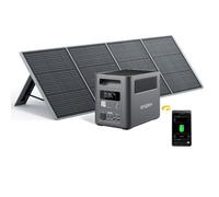 AFERIY Générateur Solaire 1800W avec 200W Panneau Solaire,1024Wh Batteries LiFePO4, Avec APP,13 Sorties,AC 220V-240V