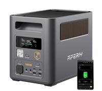 AFERIY P180 Pro - Centrale électrique portable - 1800W AC - 1024Wh LiFePO4 - Extensible jusqu'à 5120Wh