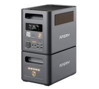 AFERIY P180Pro 1800W 1024Wh + 1 Batterie d’Extension,Station Énergie Portable Extensible 5120Wh, Batterie LiFePO4