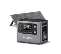 AFERIY P280 Station Electrique Portable 2800W, Batterie Nomade 2048Wh Extensible à 10,24kWh avec 400W Panneau Solaire Portable, Generateur Solaire pour Usage Domestique/Camping-Car/Panne de Courant
