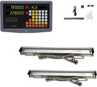 Affichage numérique DRO, fonctionnement à deux axes, précision de 5 µm, 0,005 mm Kit complet