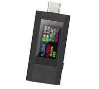Affichage numérique multifonction 4-30 V 0-5,1 A Voltages Ampèremètre Power Meter Voltages et testeur de courant pour téléphone USB C Testeur de puissance