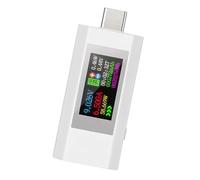 Affichage numérique multifonction 4-30 V 0-5,1 A Voltages Ampèremètre Power Meter Voltages et testeur de courant pour téléphone USB C Testeur de puissance