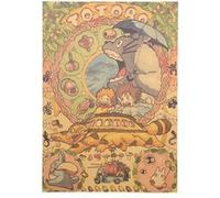 Affiche Anime Totoro du film Hayao Miyazaki - 50,5 x 36 cm (Style 05)