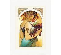 Affiche Art Print - Alphonse Mucha - Fruit - 30x40cm G