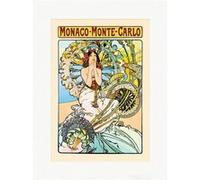 Affiche Art Print - Alphonse Mucha - Monaco - Monte Carlo - 30x40cm G